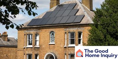 house with solar panels