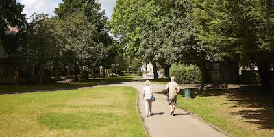 older people walking