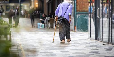 older people shopping