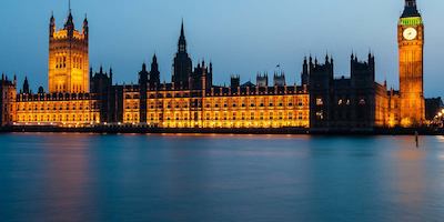 parliament at night