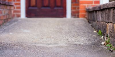 abstract of a front door