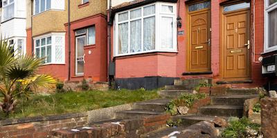 a row of terraced houses
