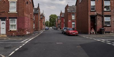 street of terraced houses