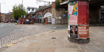 An image of a railway bridge in Leeds