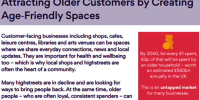 Attracting Older Customers by Creating Age‑Friendly Spaces