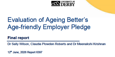 Evaluation of Ageing Better’s Age-friendly Employer Pledge