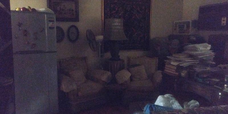 The study and the fridge