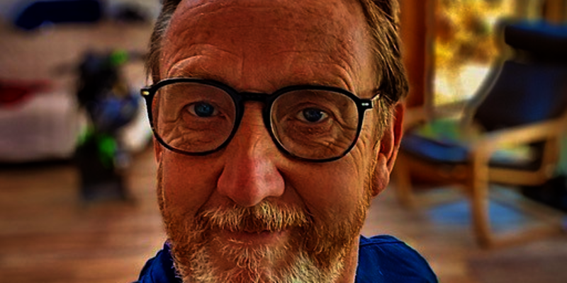 Peter in his accessible home