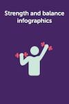 Strength and balance infographics