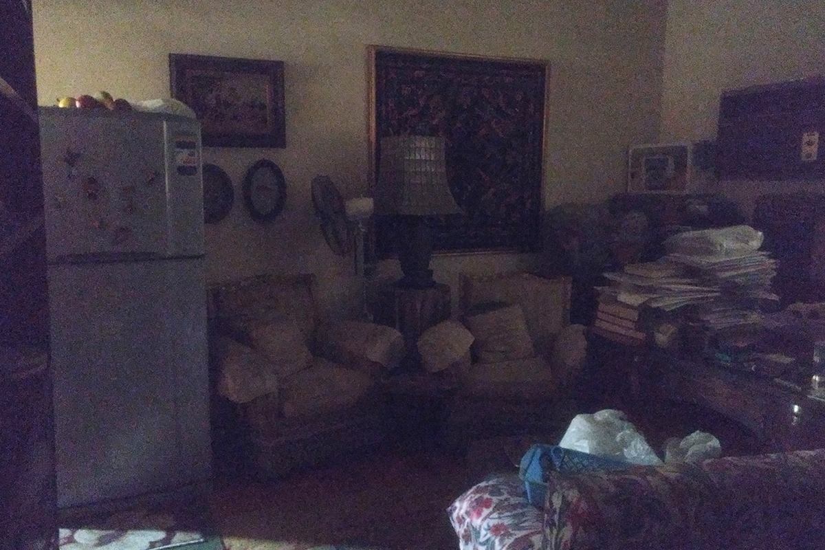 The study and the fridge