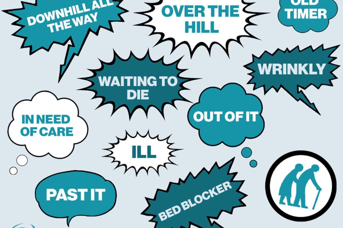 Examples of the language used in articles about older people