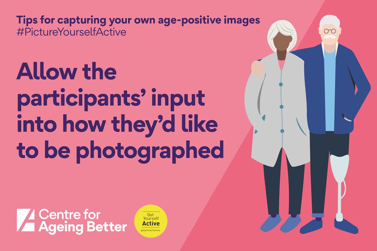 Allow the participants’ input into how they’d like to be photographed