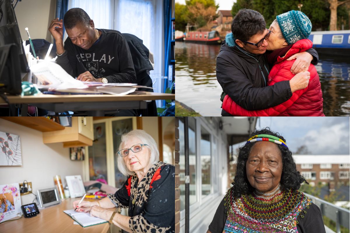 four different pictures from the collection