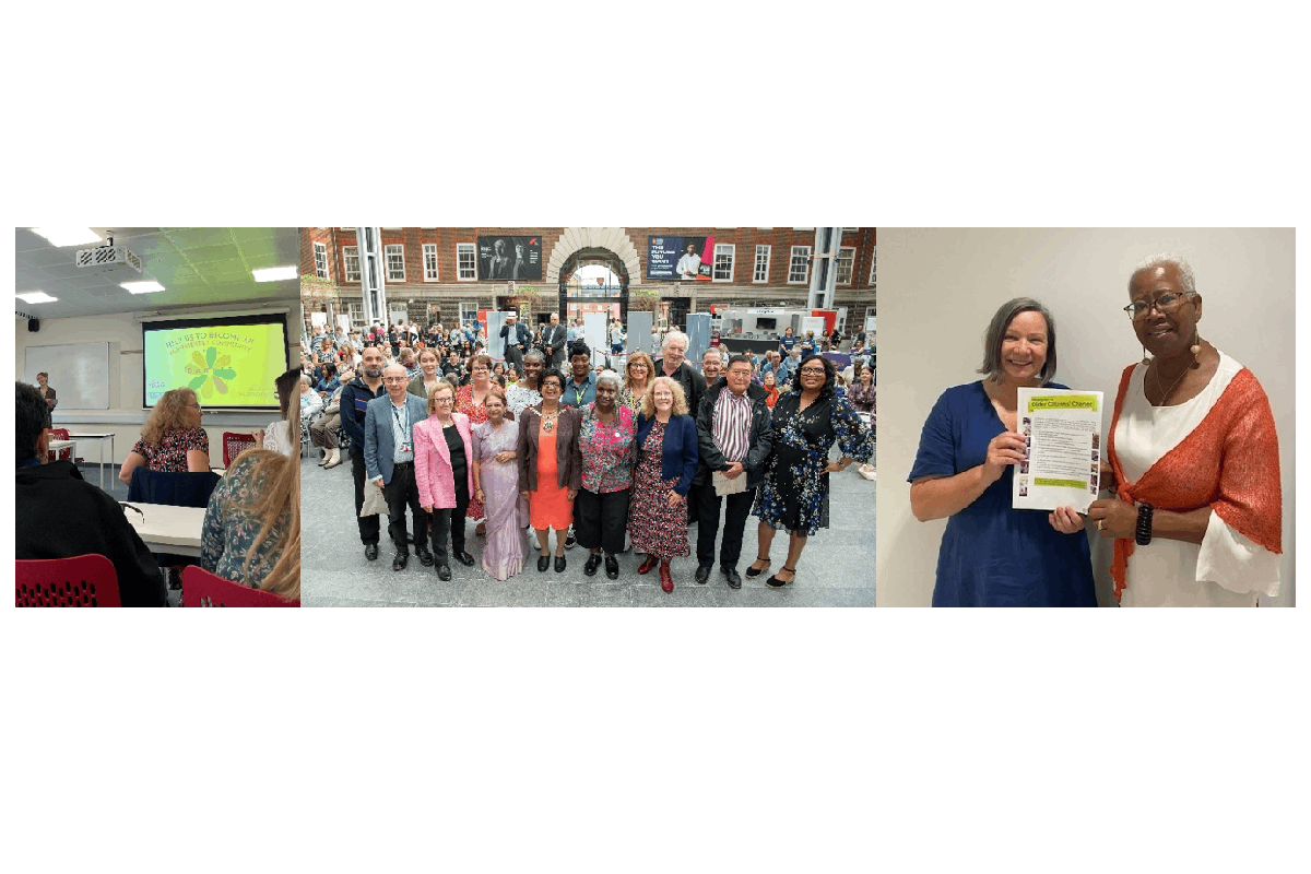 Left: Helping Barnet to become Age-friendly. C: Barnet celebrating a well-attended Silver Week. R: Age-friendly Nottingham reaffirming commitment to Older People’s Charter.