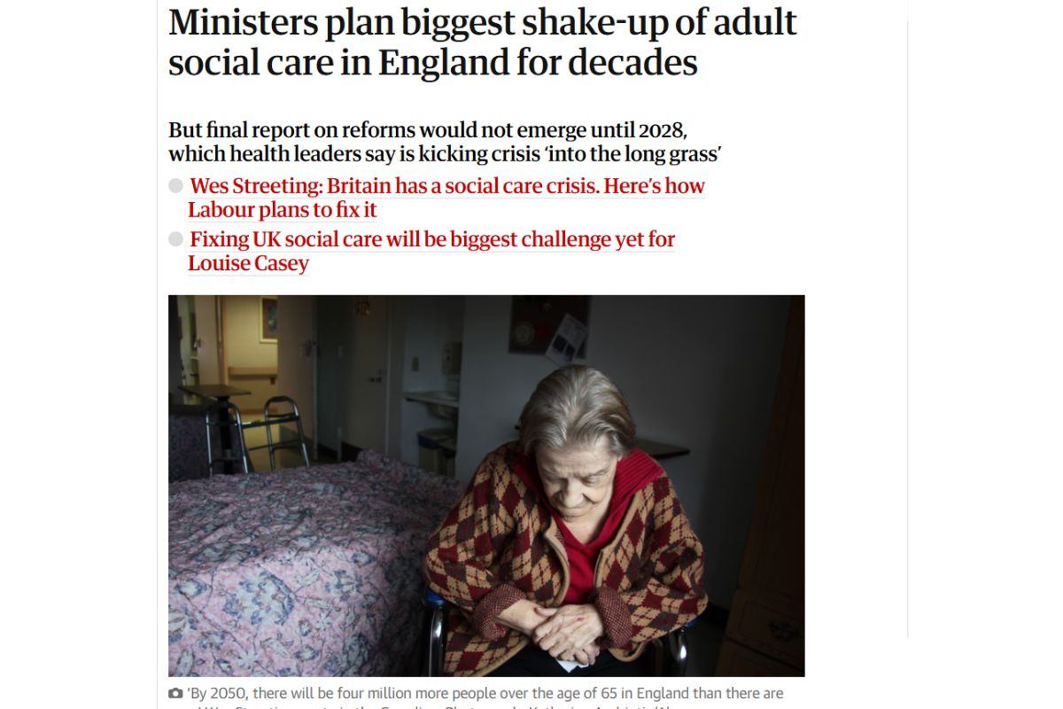 A stereotypical photo in an article