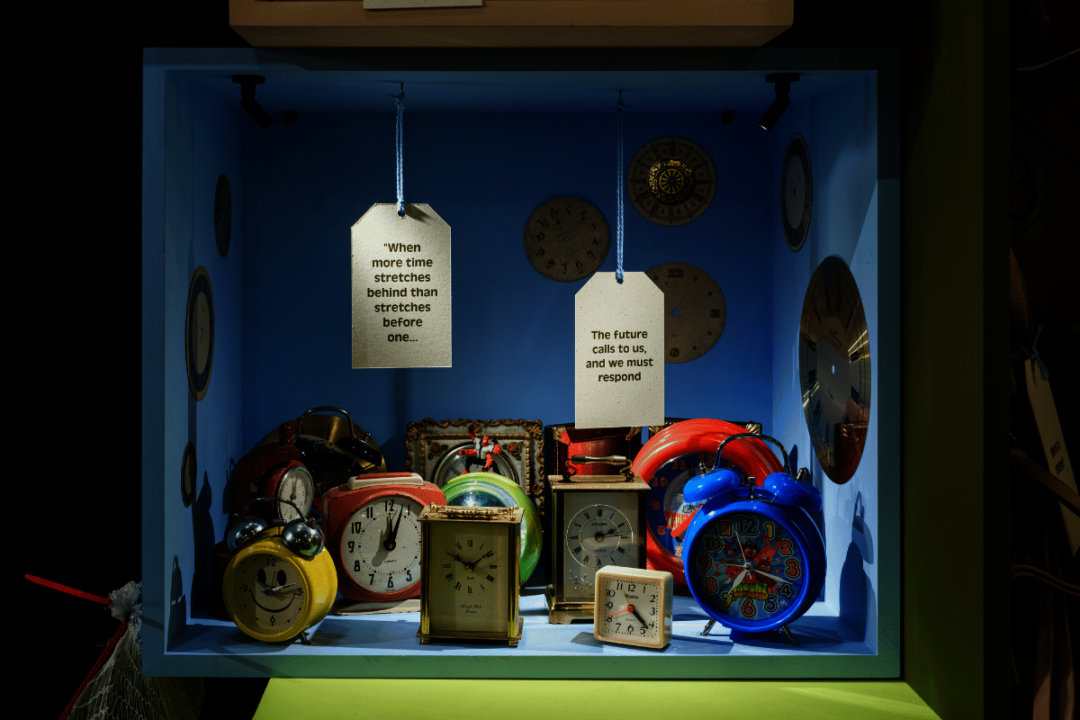 ‘The Coming of Age’, an exhibition at Wellcome Collection. The Liminal Space, Unclaimed (detail), 2026. Created by The Liminal Space for Wellcome Collection, based on a commission by the Barbican Centre, 2019. Gallery Photography: Steve Pocock. Source: Wellcome Collection.  