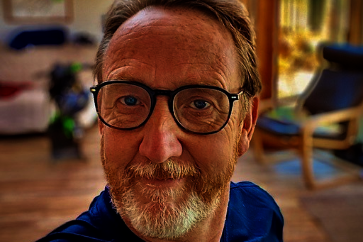 Peter in his accessible home