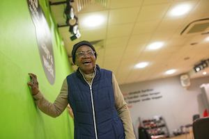 Older woman in a physical activity class