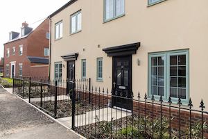 Exterior of a house with level access flooring