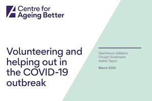 Volunteering and helping out in the COVID-19 outbreak