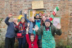 A group of people outside RivelinCo
