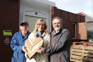 Christine-Calder-with-Norrie-Mason-and-Gavin-from-Hamilton-Men's-Shed