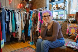 Older woman in store