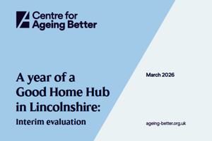 A year of a Good Home Hub in Lincolnshire: Interim evaluation