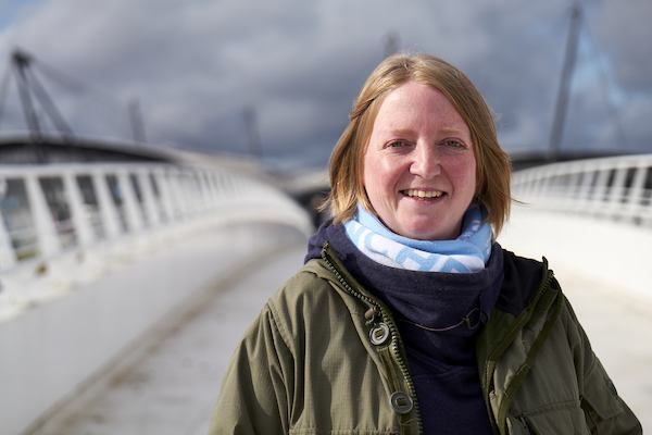 Smiling older person