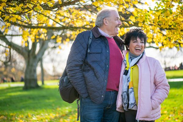 Older couple in the park