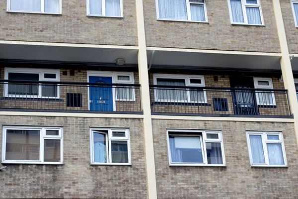 Block of flats, Tower Hamlets - London