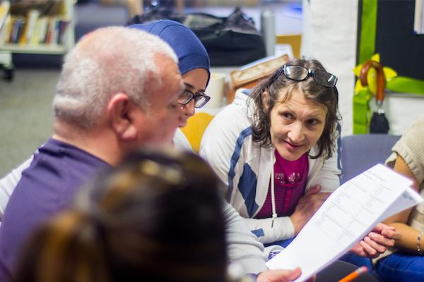 Volunteer group gathering, Deptford