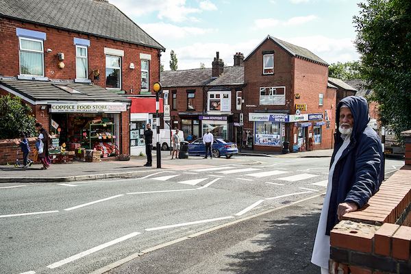 Coppice food store backdrop