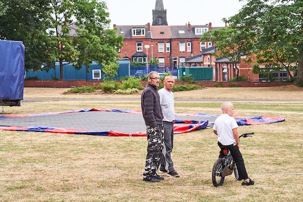 Group of people in a park