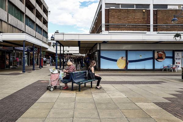 Women sitting on bench