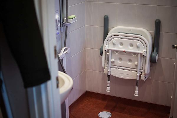 Chair in shower