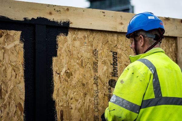 Older employee at work