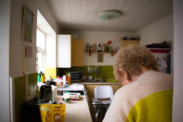 Older woman in kitchen