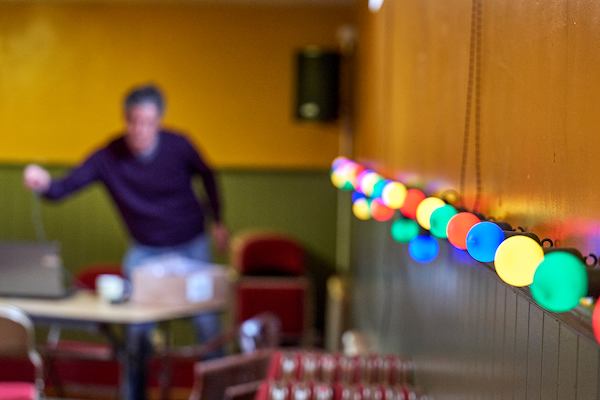Colourful light bulbs