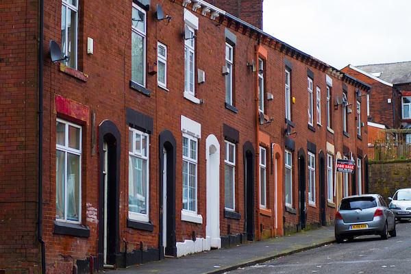 Row of terrace houses