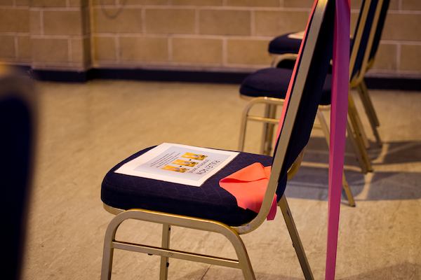 Chair with resistance band