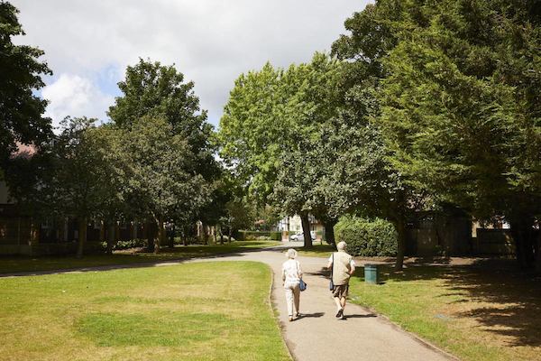older people walking