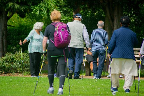 older people walking