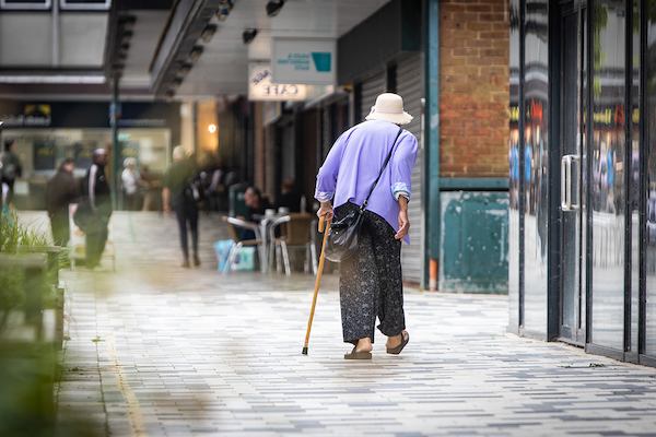 older people shopping
