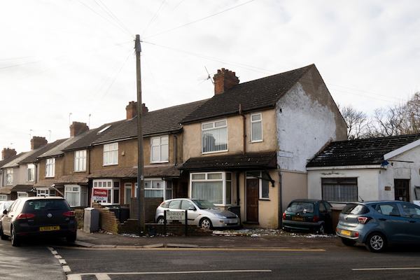 row of terraced houses