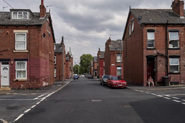 street of terraced houses