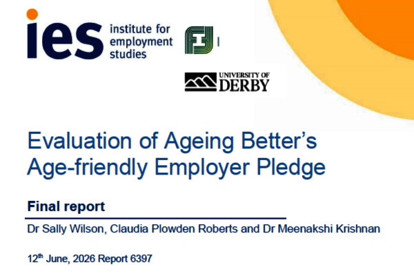 Evaluation of Ageing Better’s Age-friendly Employer Pledge