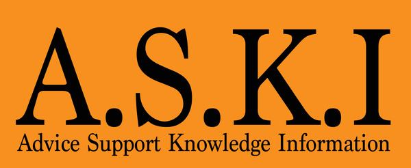 A.S.K.I. Advice support knowledge information logo