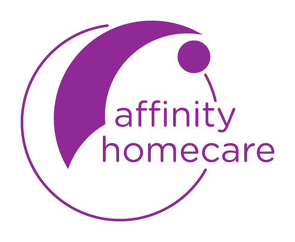 Affinity homecare logo, purple