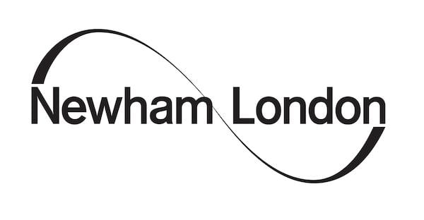 Logo saying Newham london